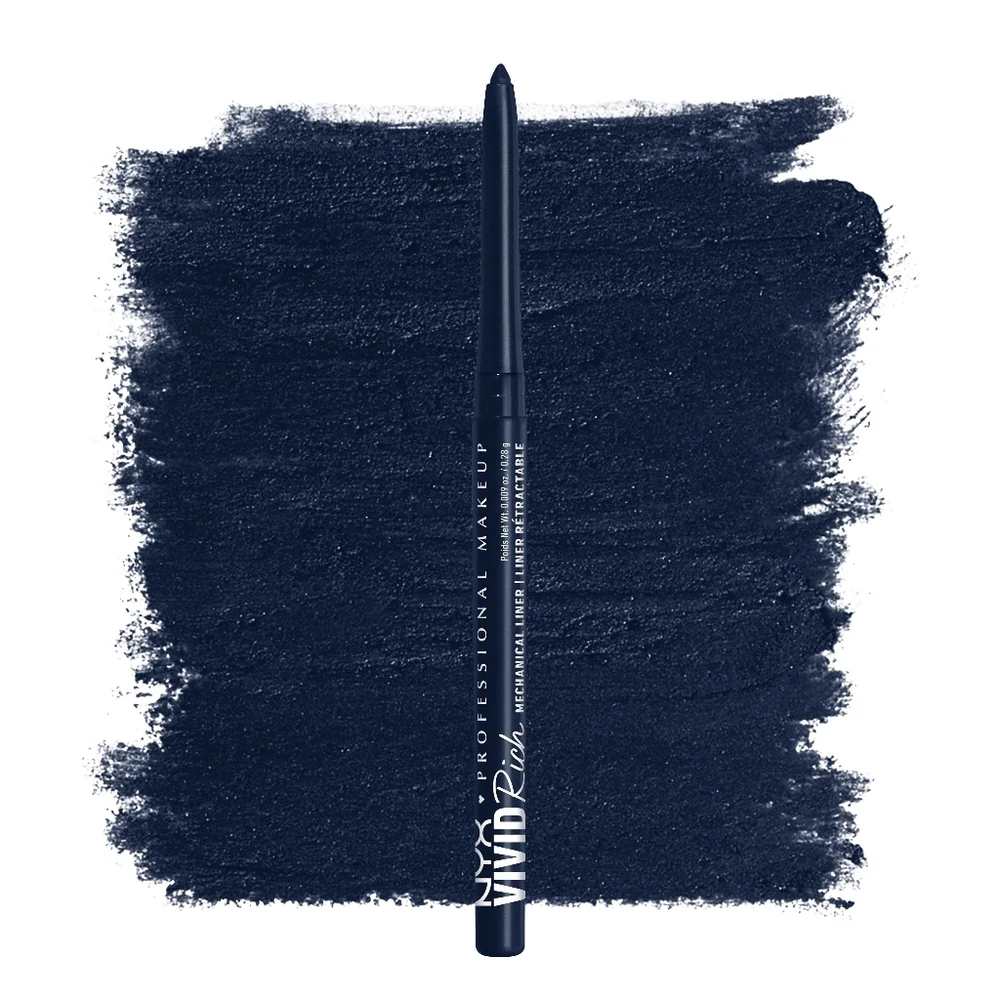 2 x NYX Vivid Rich Mechanical Eye Pencil, 14 Sapphire Bling
